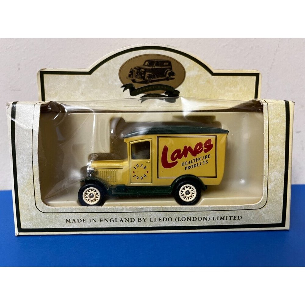 vintage LLEDO Diecast 1934 CHEVROLET BOX VAN Promo Lanes LP21 new nib